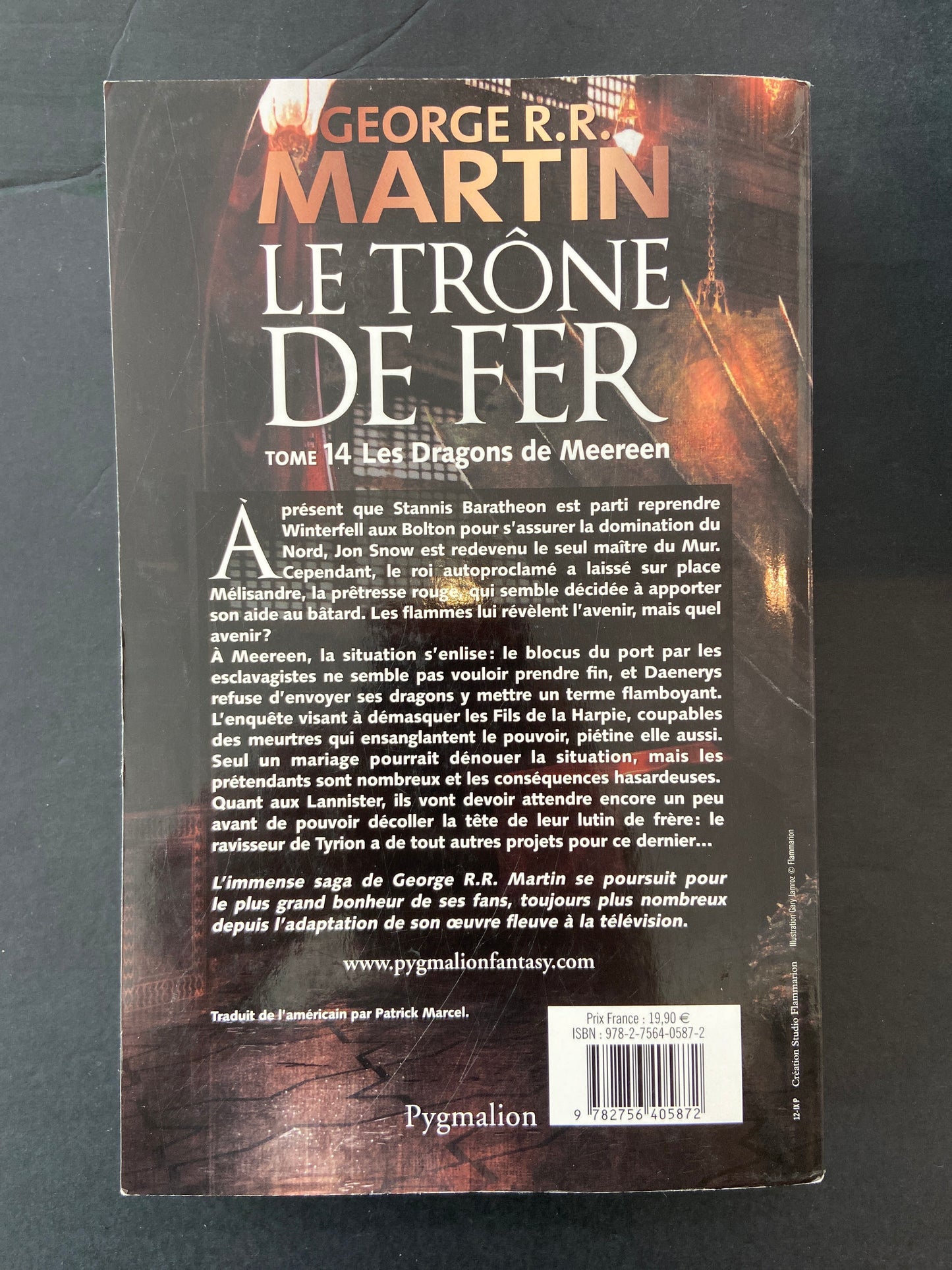 LE TRÔNE DE FER - TOME 14 - LES DRAGONS DE MEEREEN