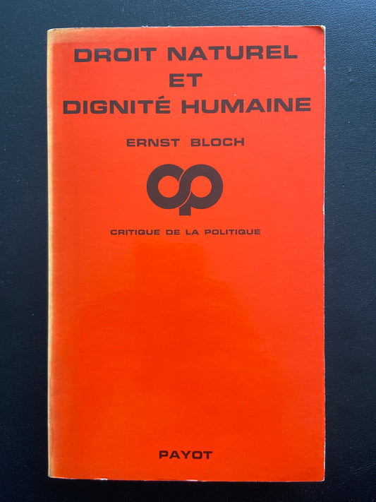 DROIT NATUREL ET DIGNITÉ HUMAINE