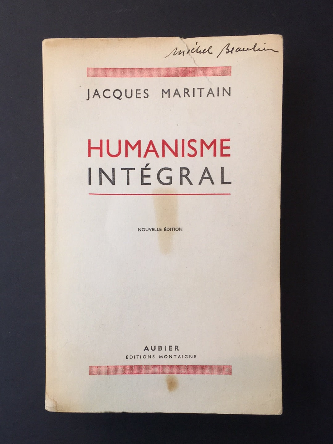 HUMANISME INTÉGRAL