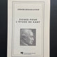 FICHES POUR L'ÉTUDE DE KANT