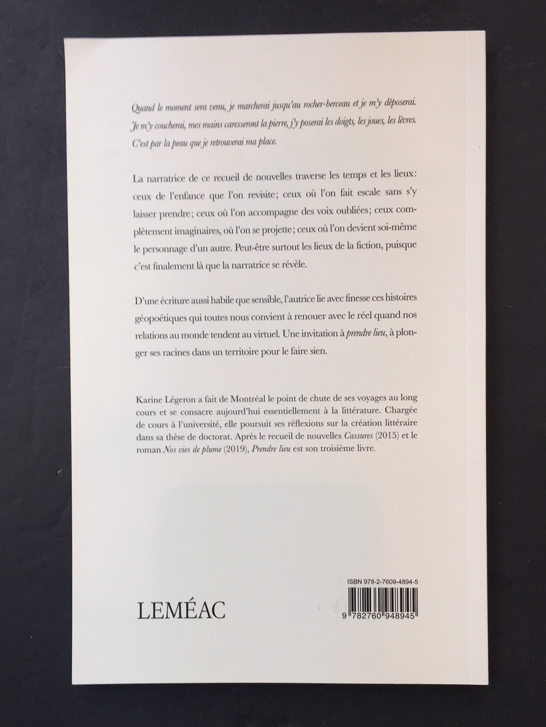 PRENDRE LIEU