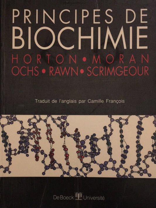 PRINCIPES DE BIOCHIMIE