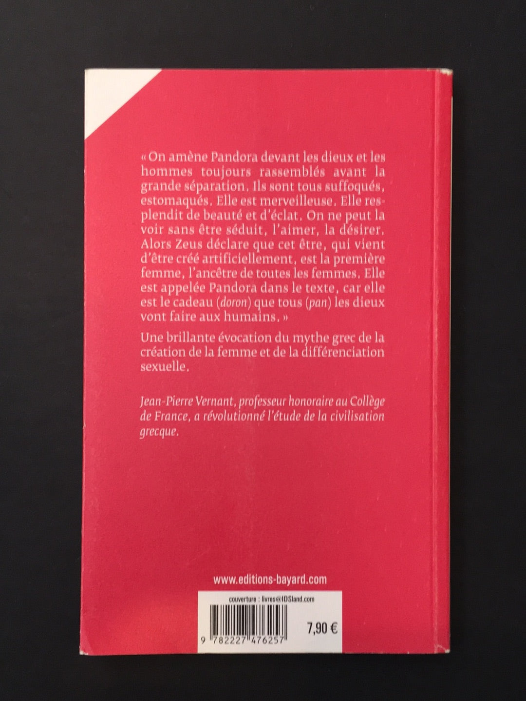 PANDORA, LA PREMIÈRE FEMME