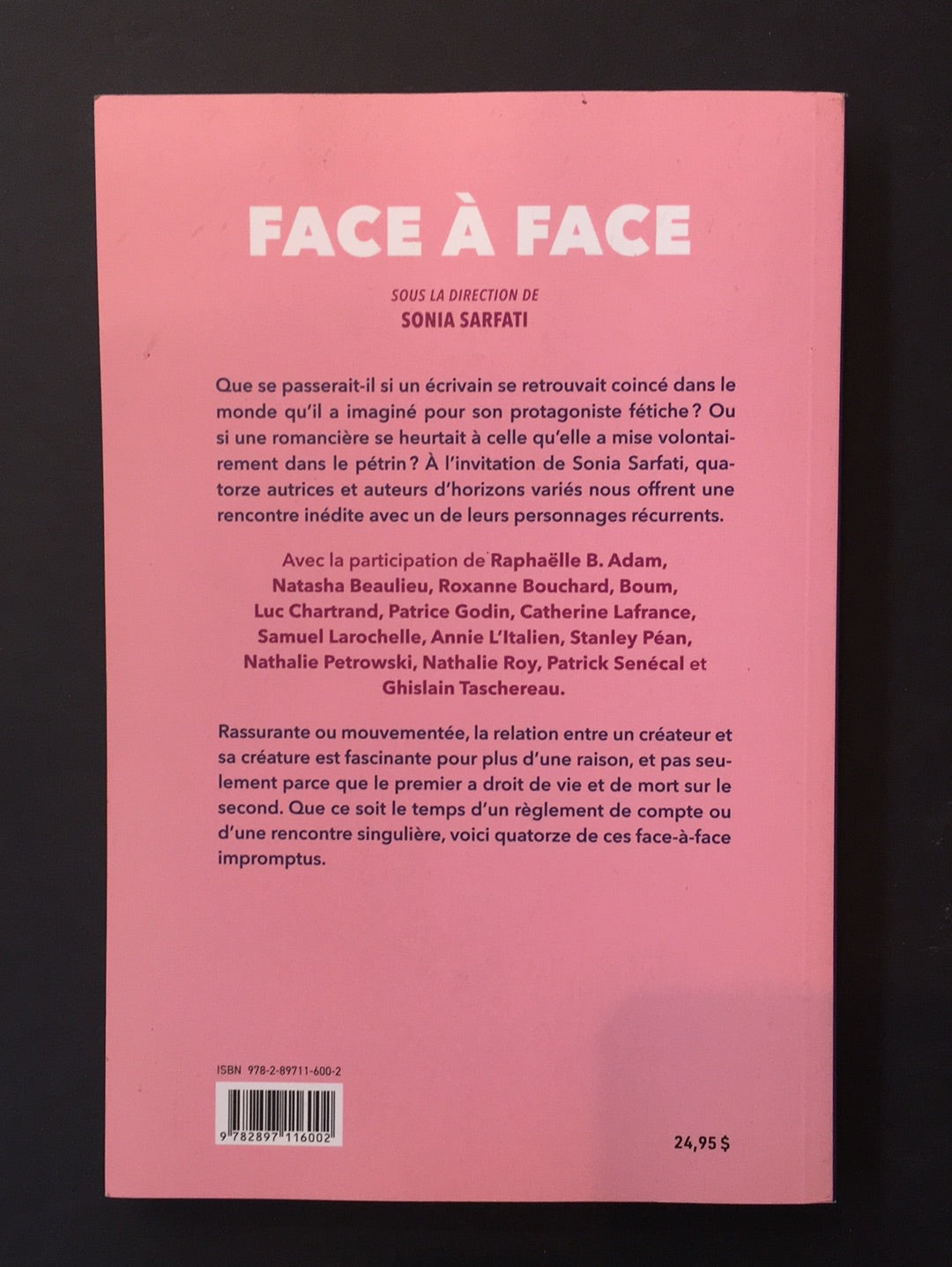 14 AUTRICES ET AUTEURS FACE À FACE AVEC LEURS PERSONNAGES