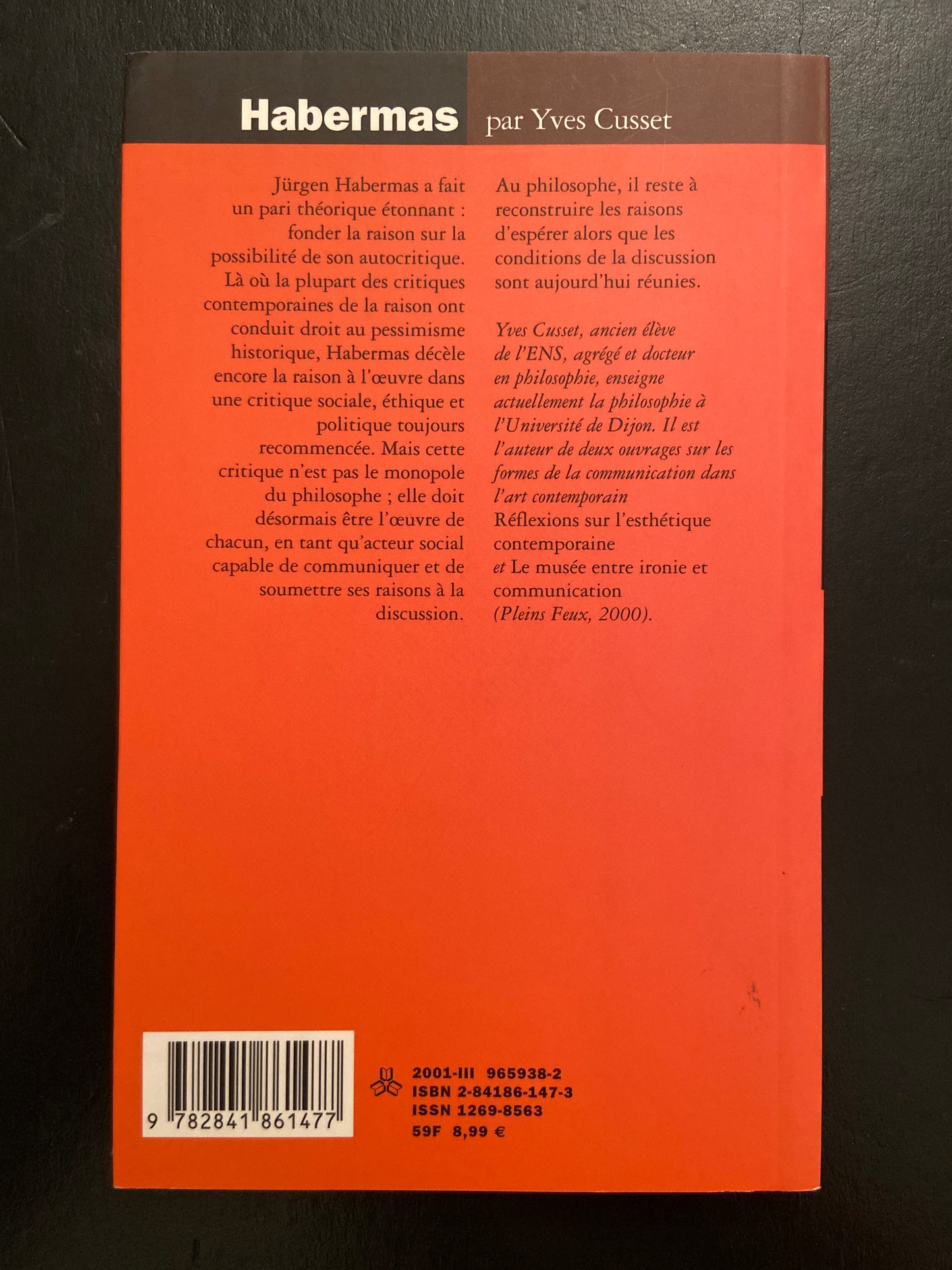 HABERMAS - L'ESPOIR DE LA DISCUSSION