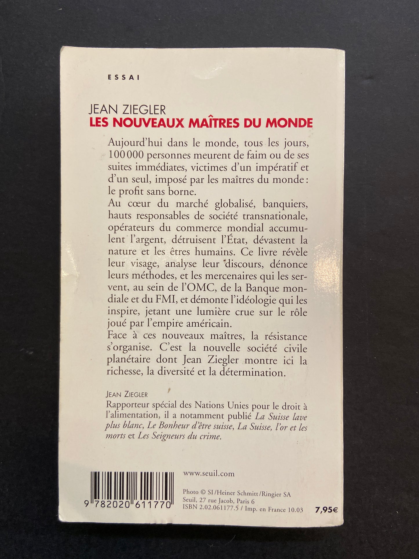 LES NOUVEAUX MAÎTRES DU MONDE ET CEUX QUI LEUR RÉSISTENT