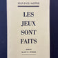 LES JEUX SONT FAITS