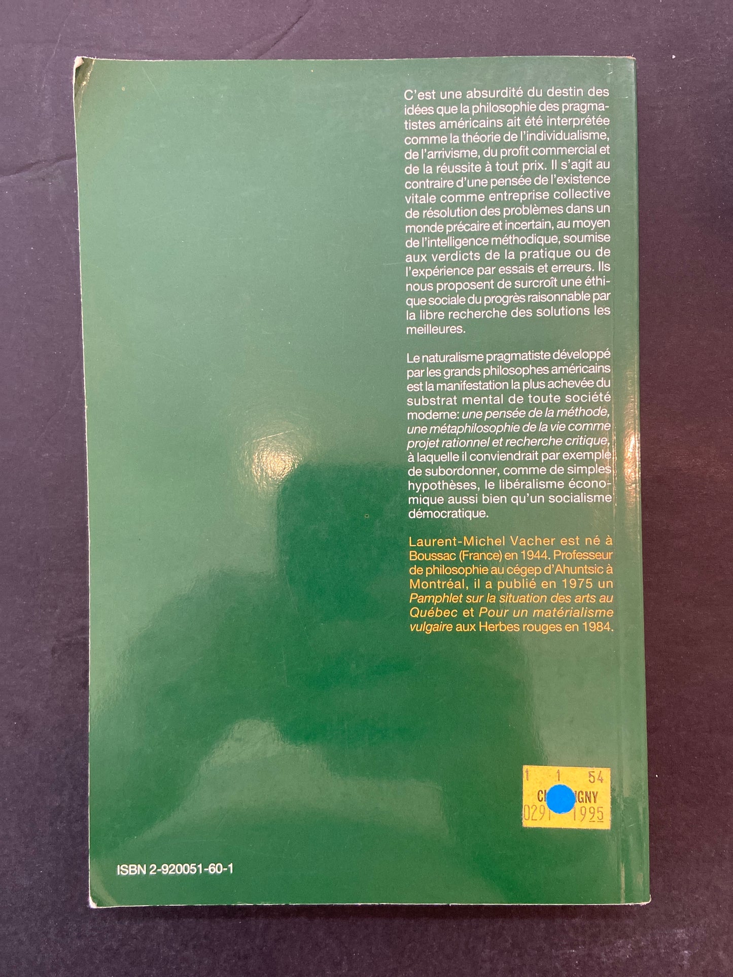 L'EMPIRE DU MODERNE - ACTUALITÉ DE LA PHILOSOPHIE AMÉRICAINE