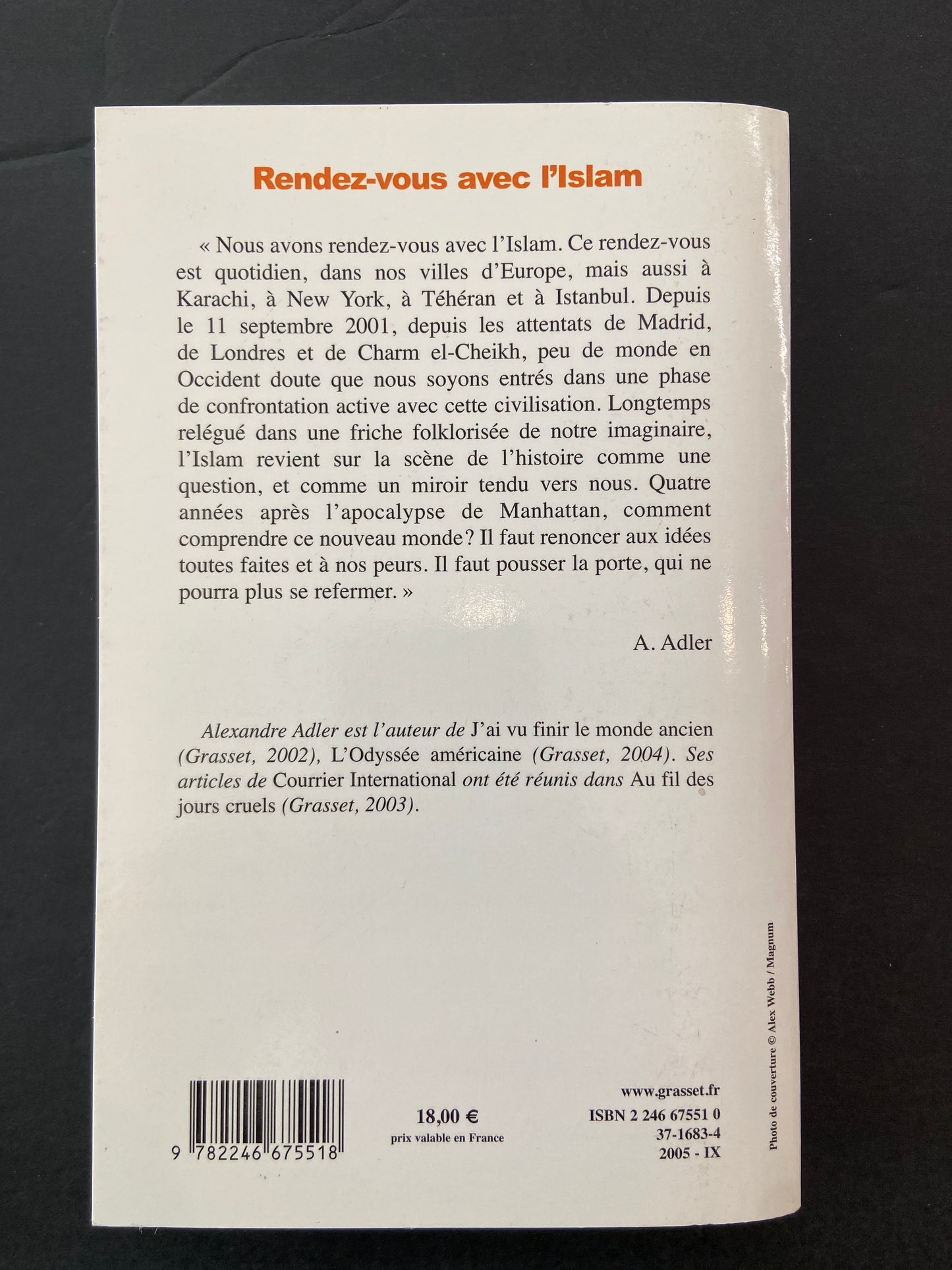 RENDEZ-VOUS AVEC L'ISLAM