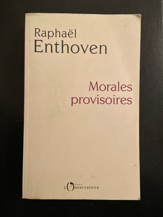 MORALES PROVISOIRES