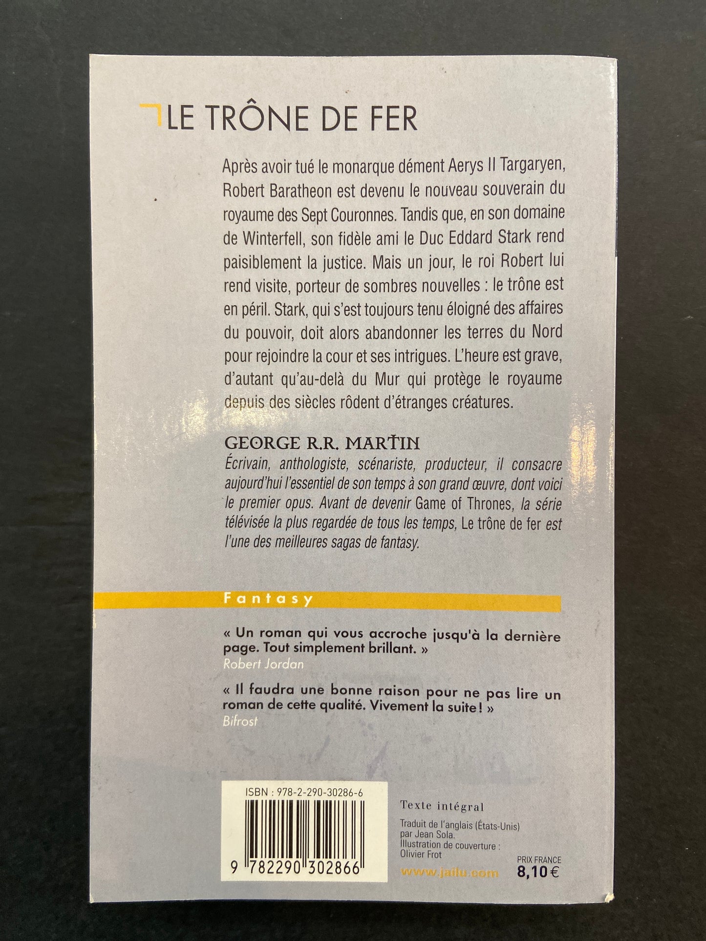 LE TRÔNE DE FER - TOME 01