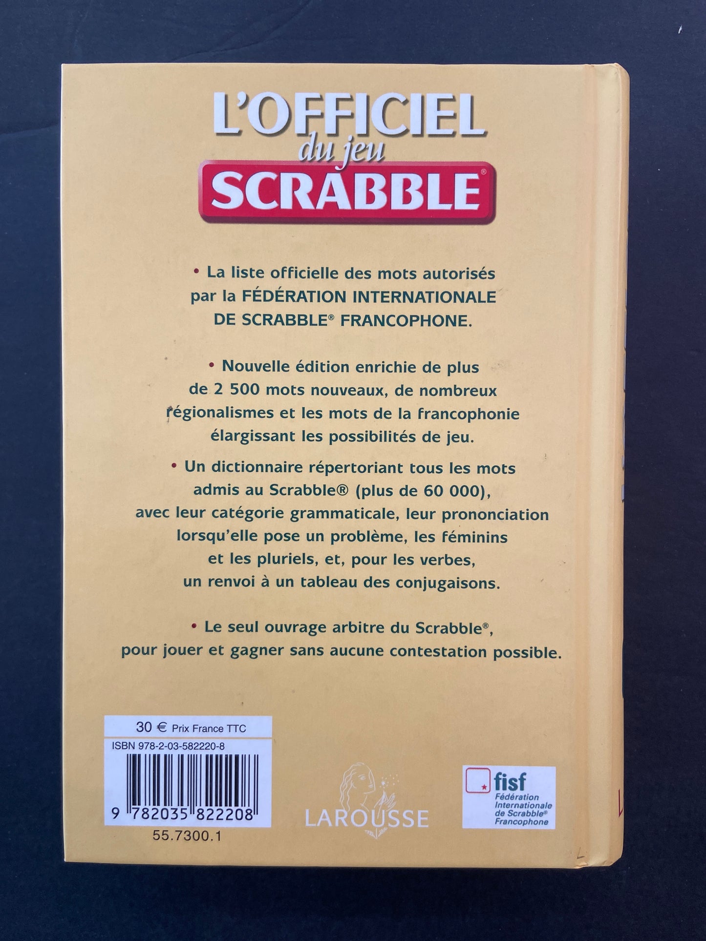 L'OFFICIEL DU JEU SCRABBLE