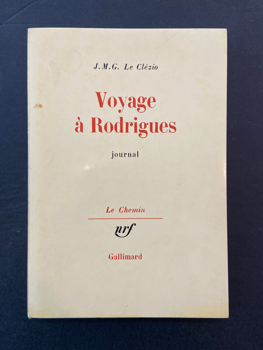 VOYAGE À RODRIGUES - JOURNAL