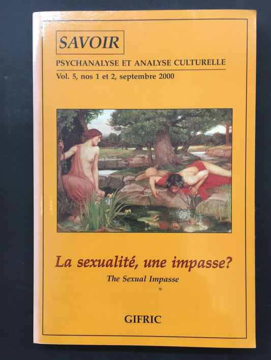 LA SEXUALITÉ UNE IMPASSE?