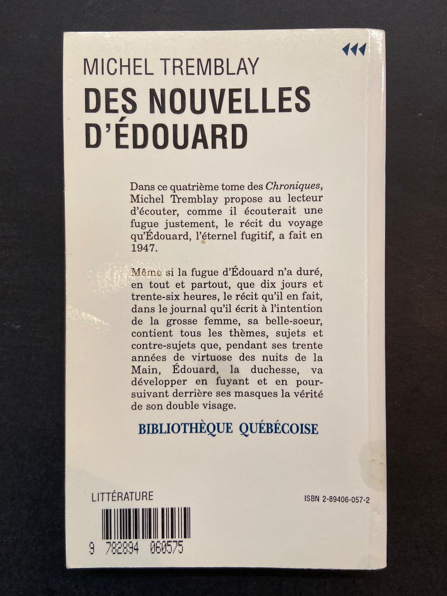 LES CHRONIQUES DU PLATEAU MONT-ROYAL - TOME 04 - DES NOUVELLES D'ÉDOUARD