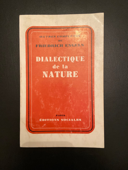 DIALECTIQUE DE LA NATURE