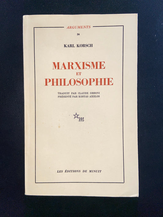 MARXISME ET PHILOSOPHIE