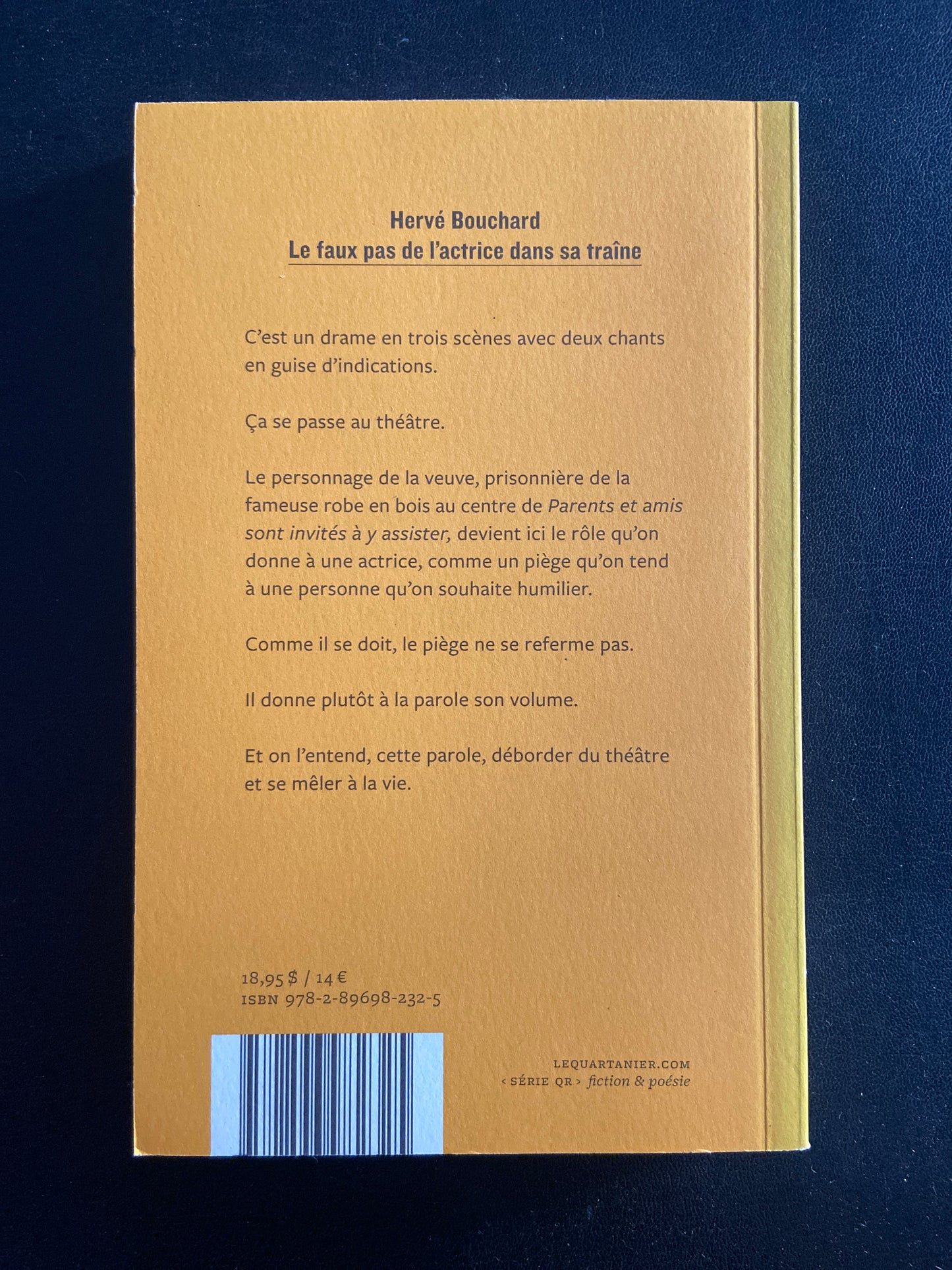 LE FAUX PAS DE L'ACTRICE DANS SA TRAÎNE