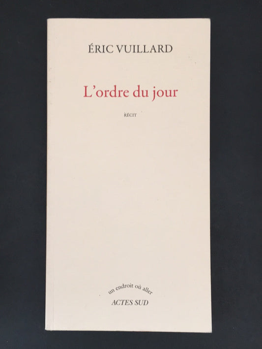 L'ORDRE DU JOUR