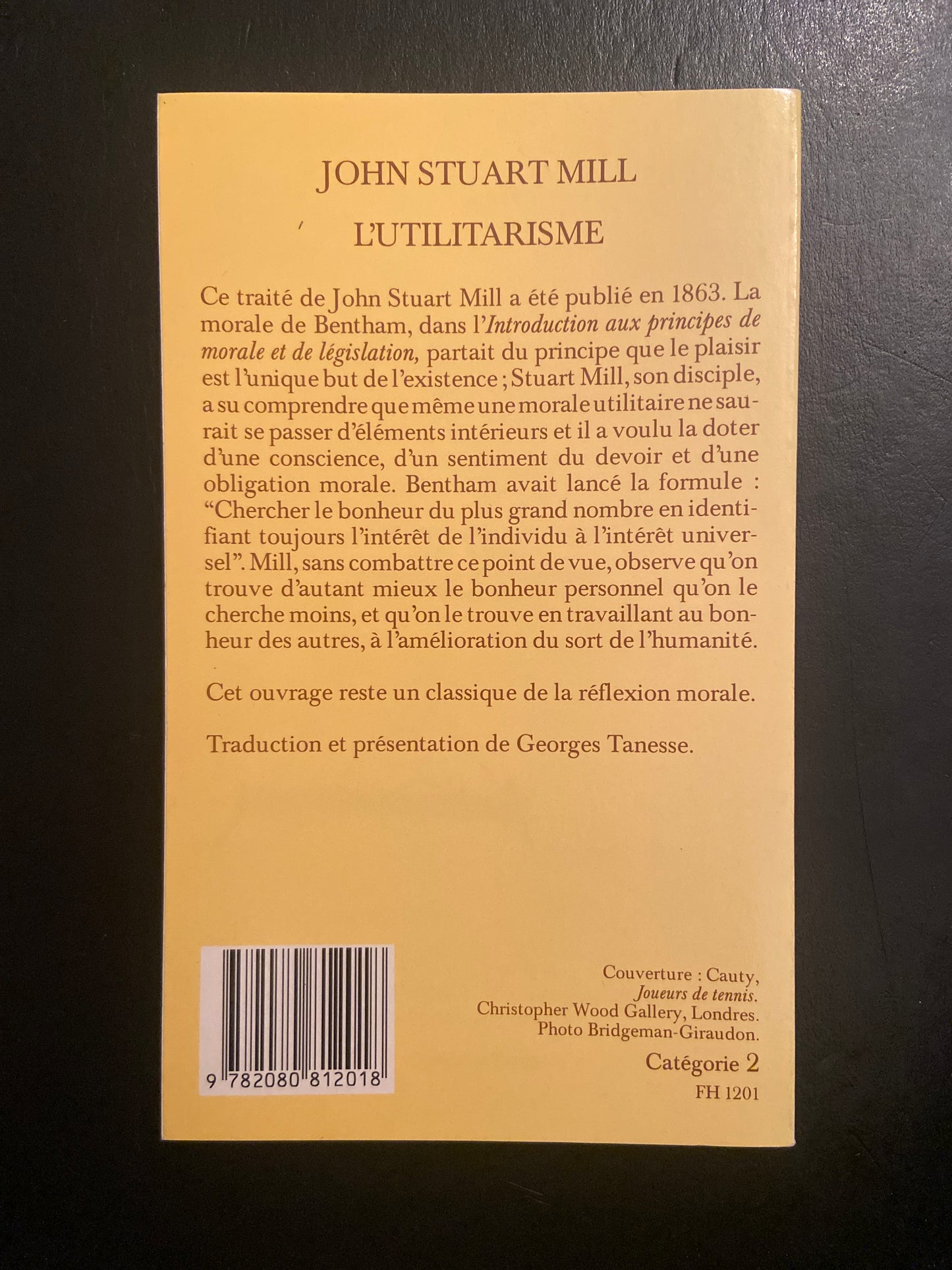 L' UTILITARISME