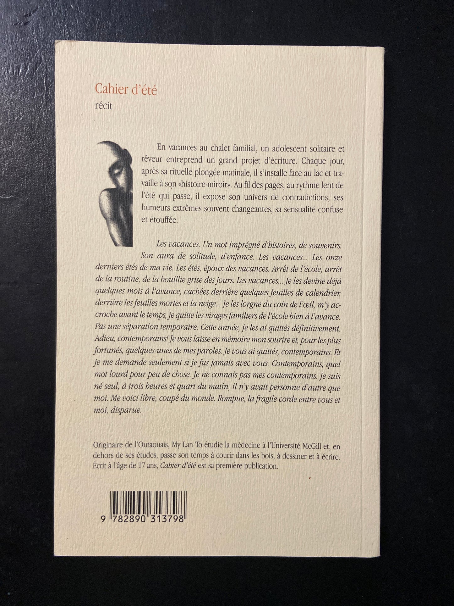 CAHIER D'ÉTÉ