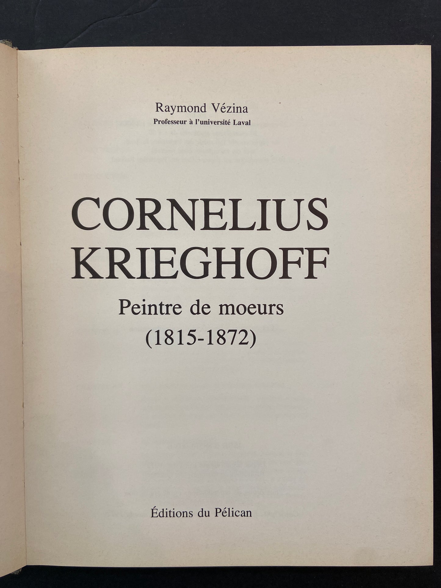 CORNELIUS KRIEGHOFF