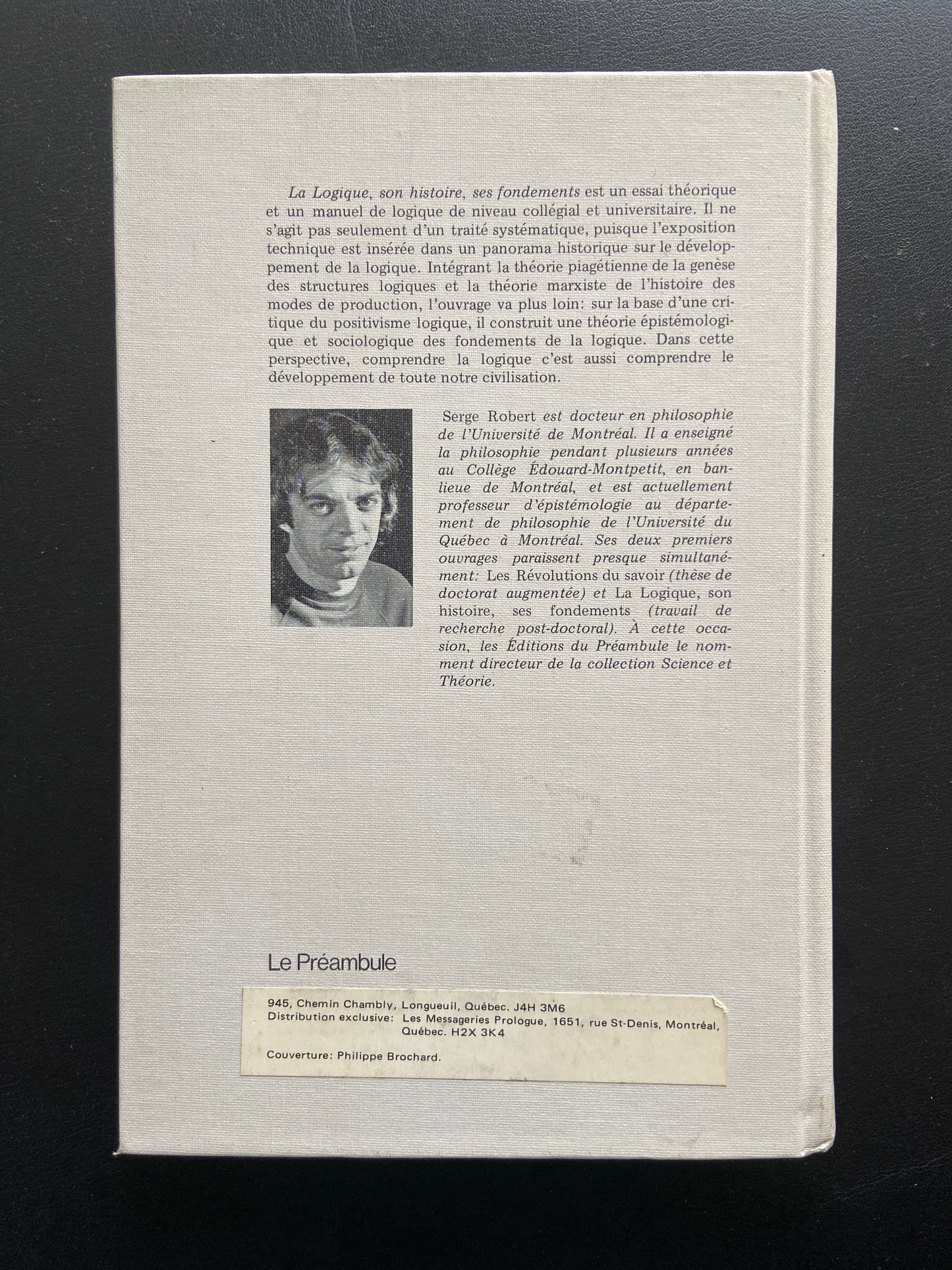 LA LOGIQUE, SON HISTOIRE, SES FONDEMENTS
