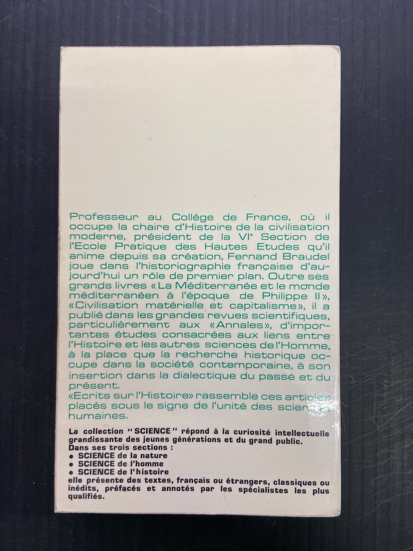 ÉCRITS SUR L'HISTOIRE