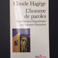 L’HOMME DE PAROLES