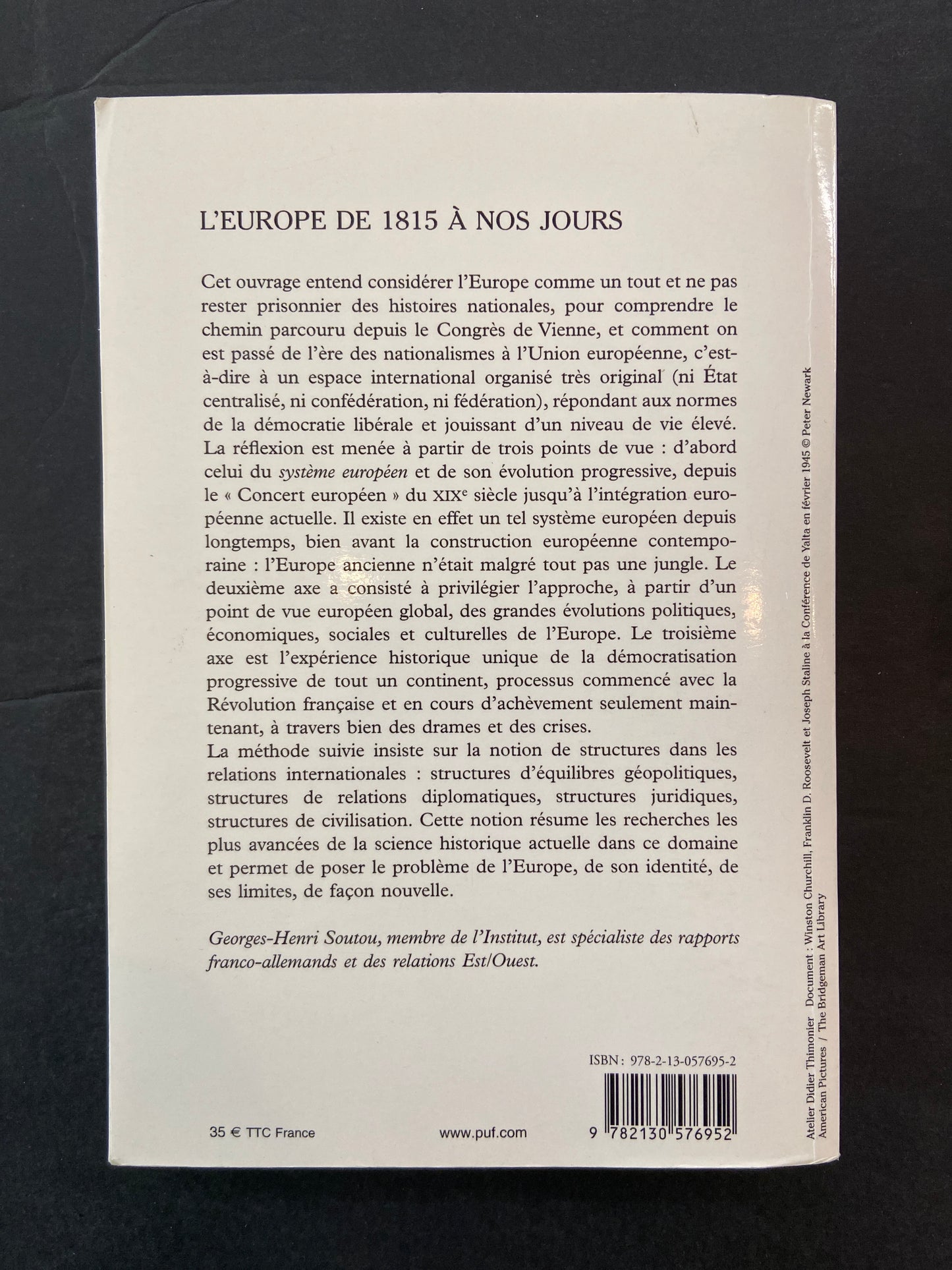 L' EUROPE DE 1815 À NOS JOURS