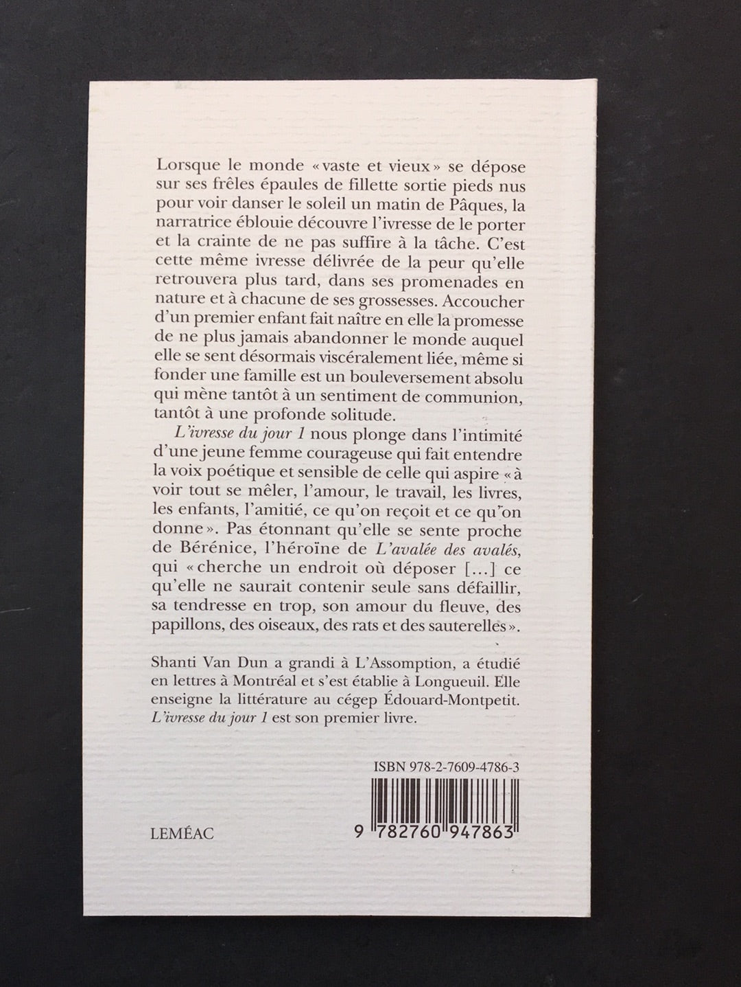 L'IVRESSE DU JOUR 1
