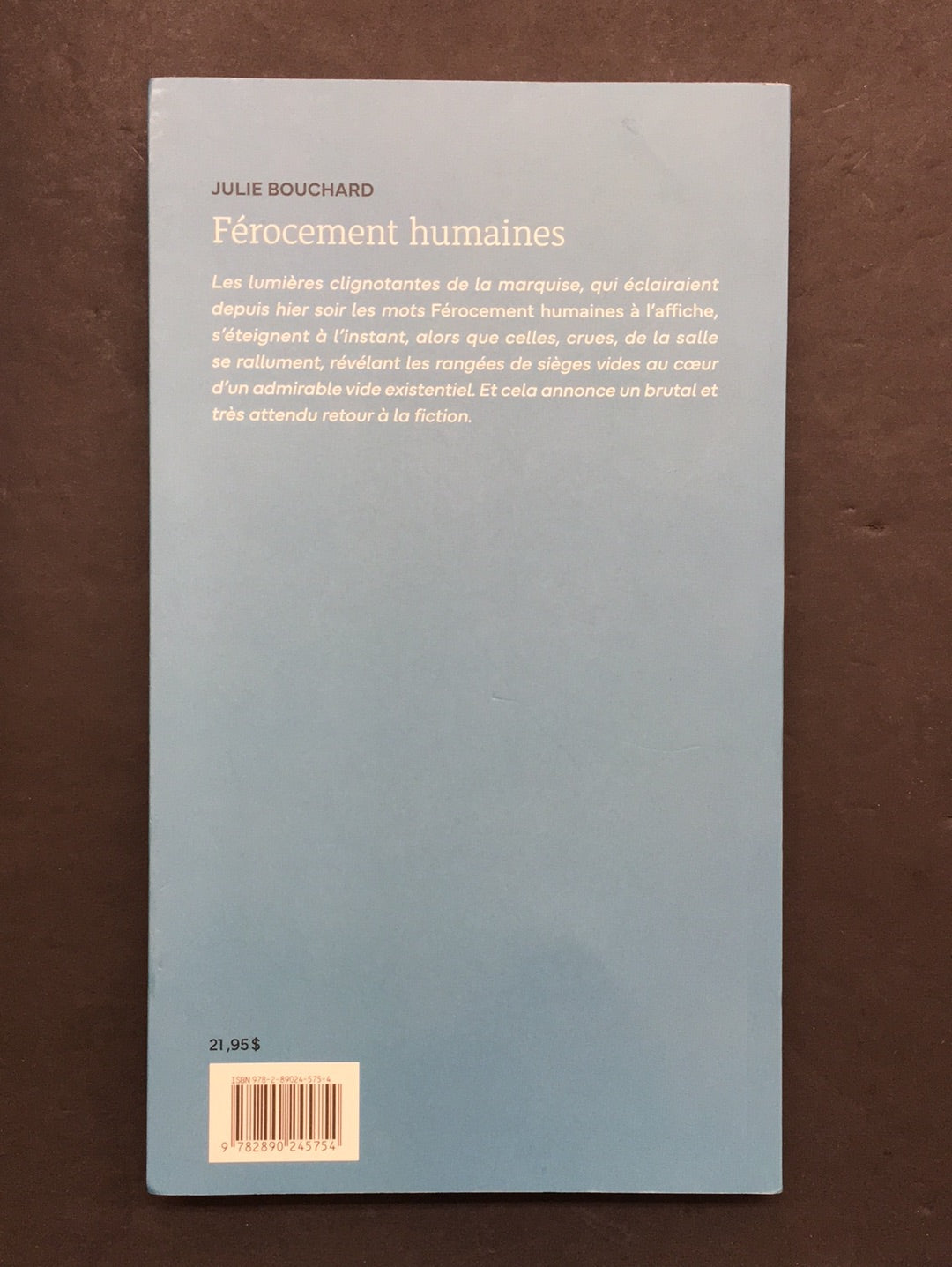 FÉROCEMENT HUMAINES