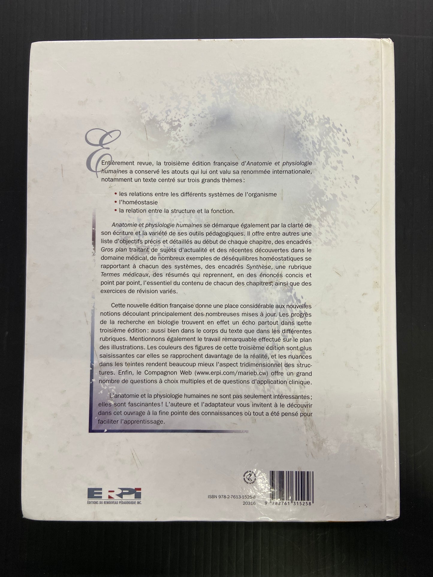 ANATOMIE ET PHYSIOLOGIE HUMAINES (TROISIÈME ÉDITION)