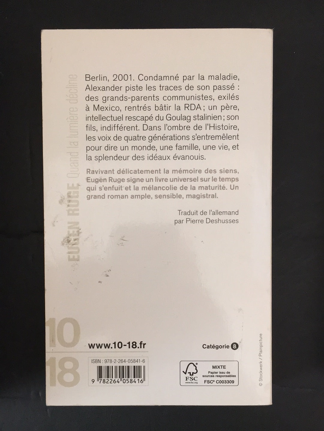 QUAND LA LUMIÈRE DÉCLINE