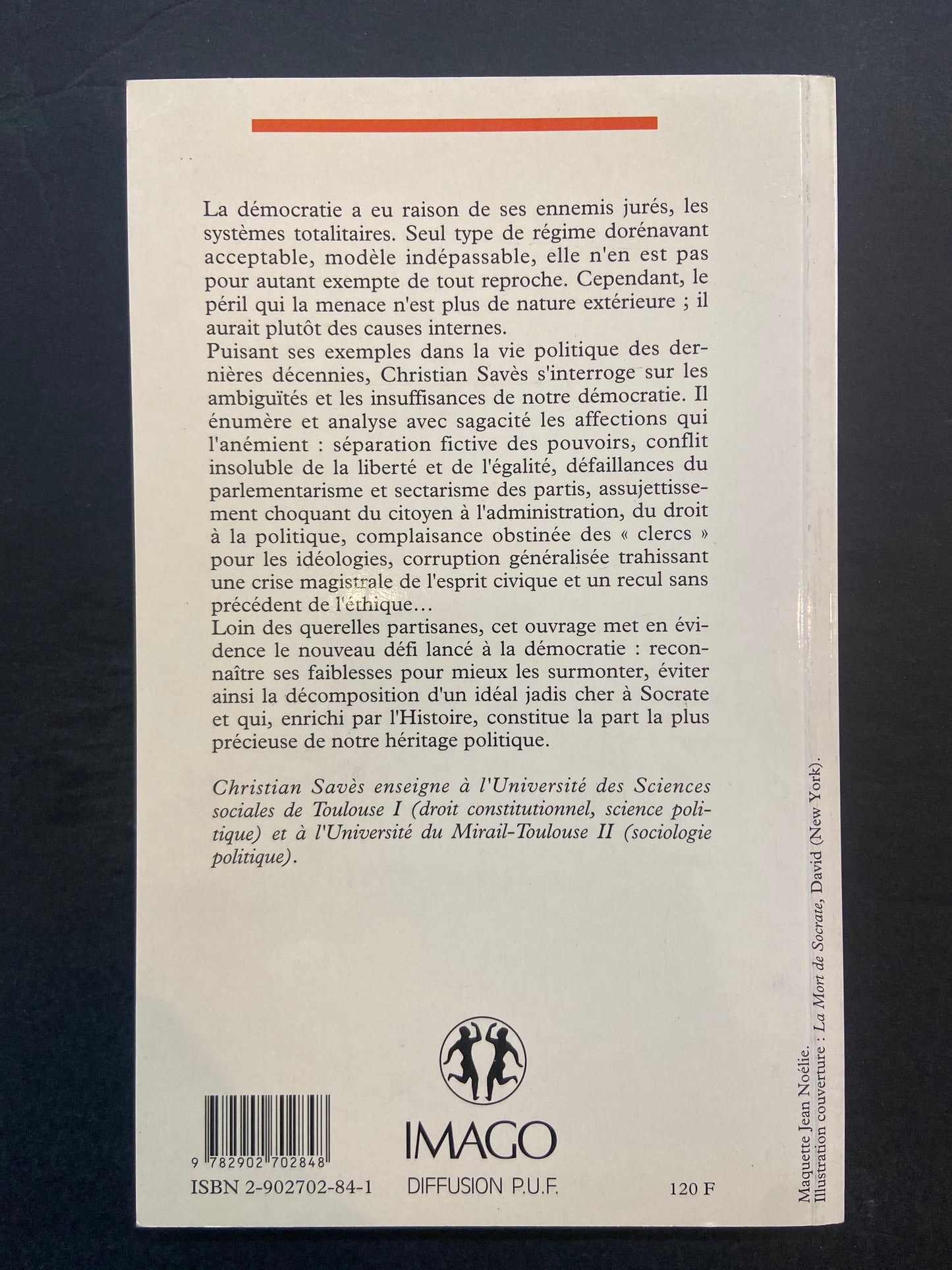 PATHOLOGIE DE LA DÉMOCRATIE - ESSAI SUR LA PERVERSION D'UNE IDÉE