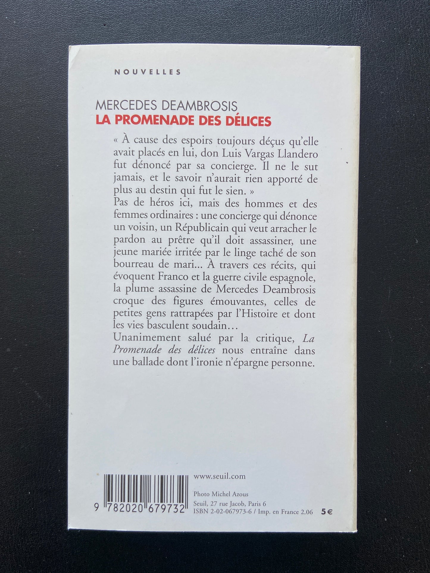 LA PROMENADE DES DÉLICES