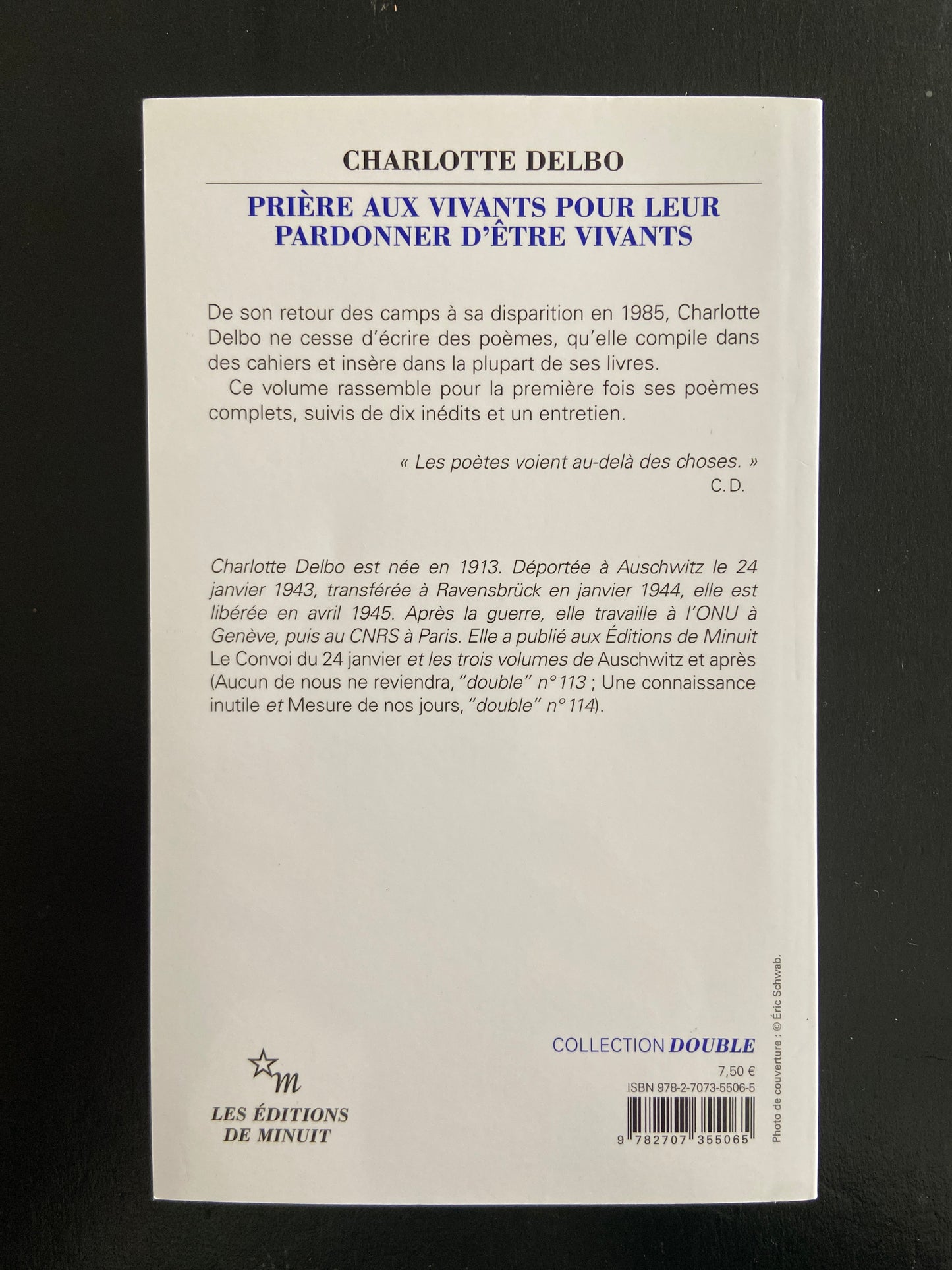 PRIÈRE AUX VIVANTS POUR LEUR PARDONNER D'ÊTRE VIVANTS