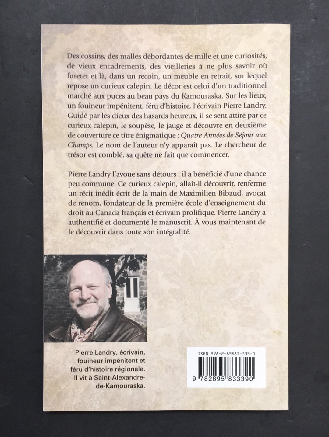 QUATRE ANNÉES DE SÉJOUR AUX CHAMPS