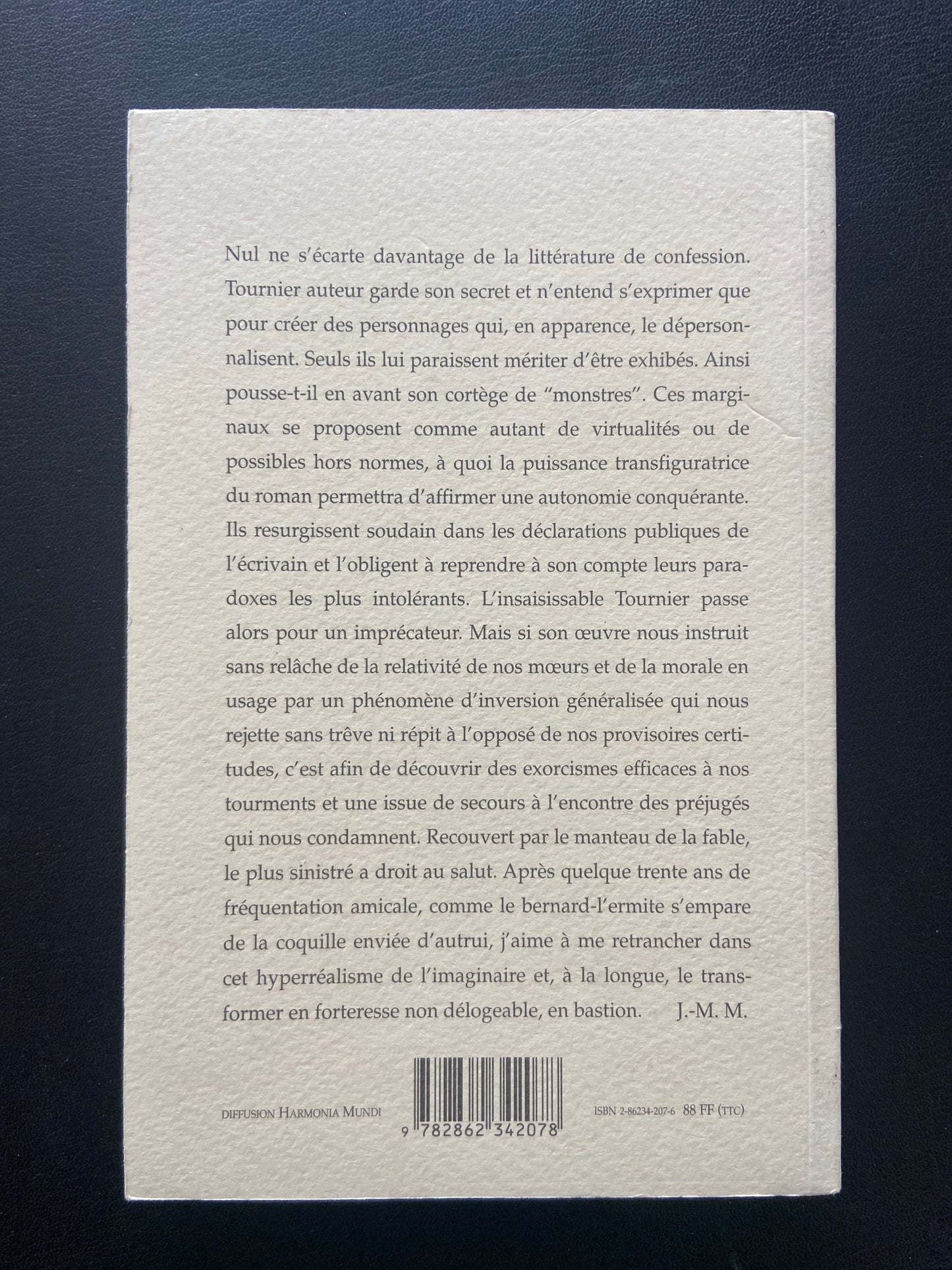 MICHEL TOURNIER OU LA RÉDEMPTION PARADOXALE