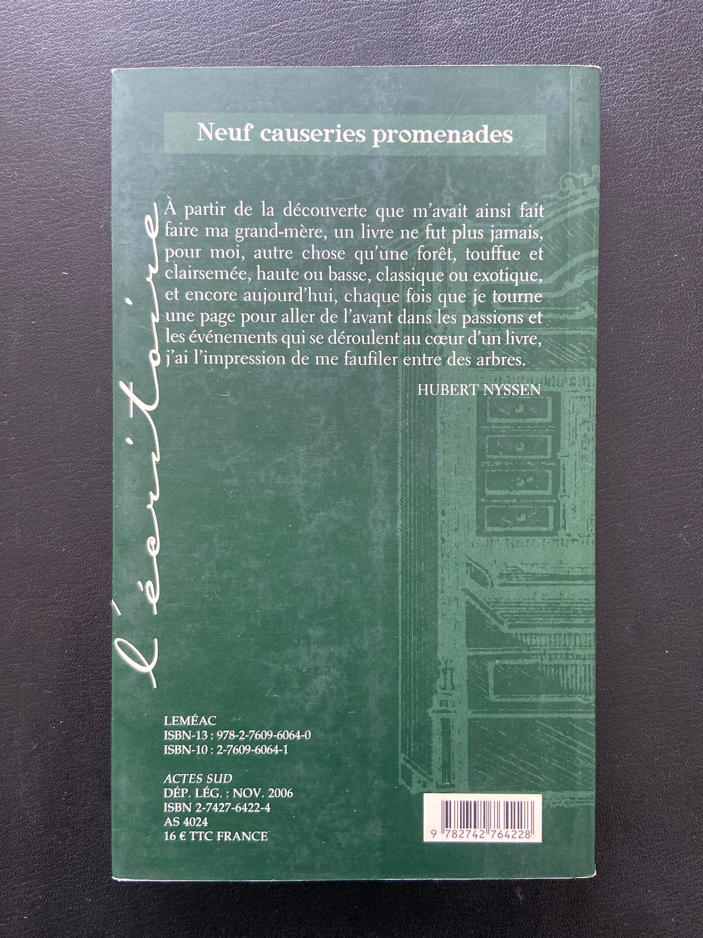 NEUF CAUSERIES PROMENADES