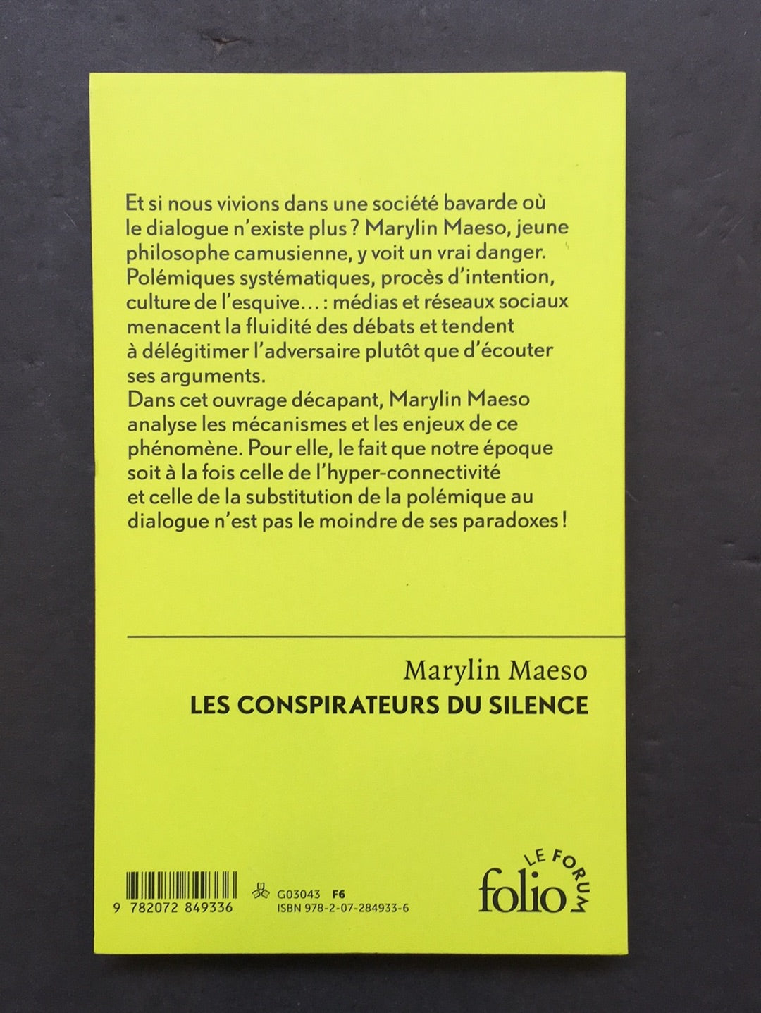 LES CONSPIRATEURS DU SILENCE