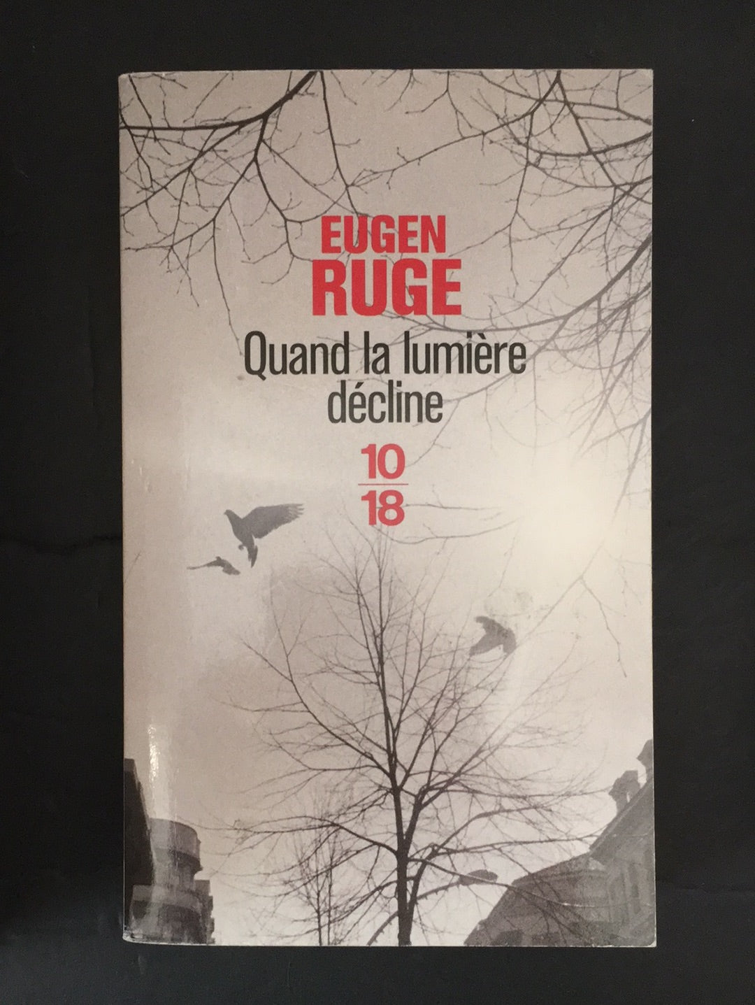 QUAND LA LUMIÈRE DÉCLINE
