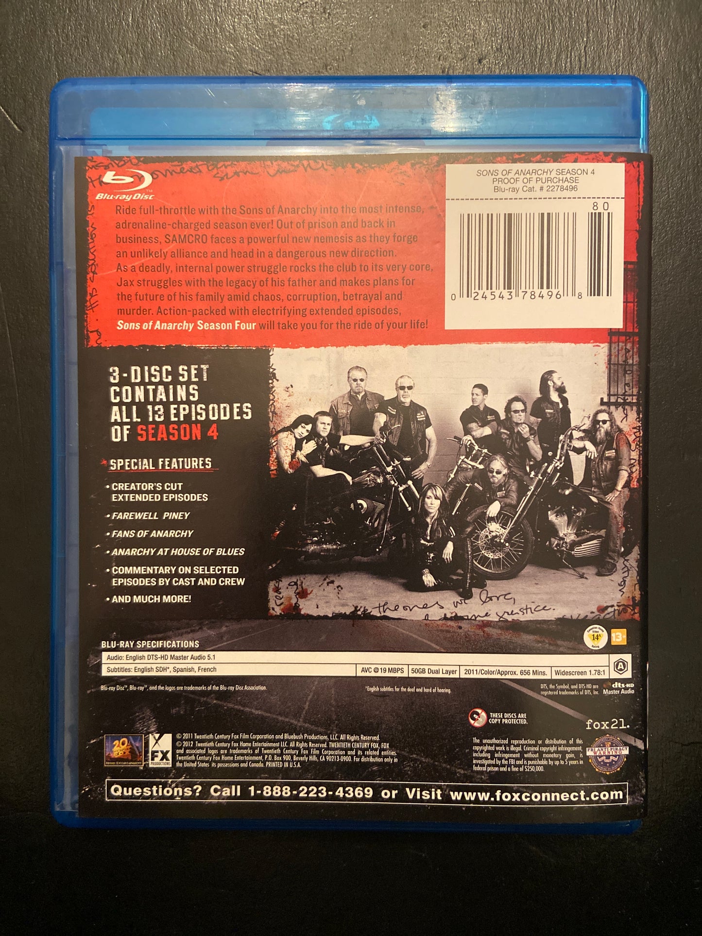 SONS OF ANARCHY - SEASON 4