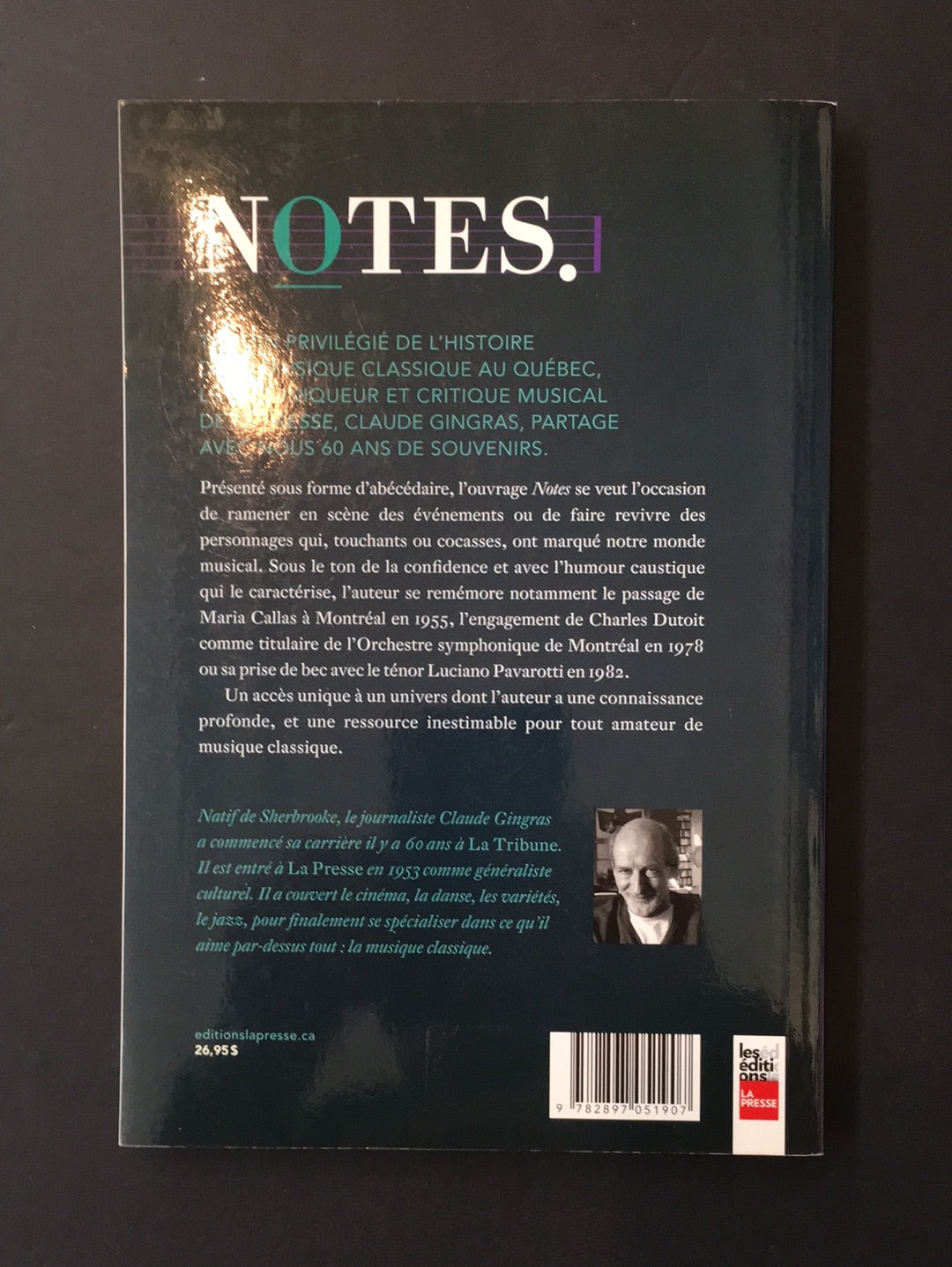 NOTES - 40 ANS DE VIE MUSICALE