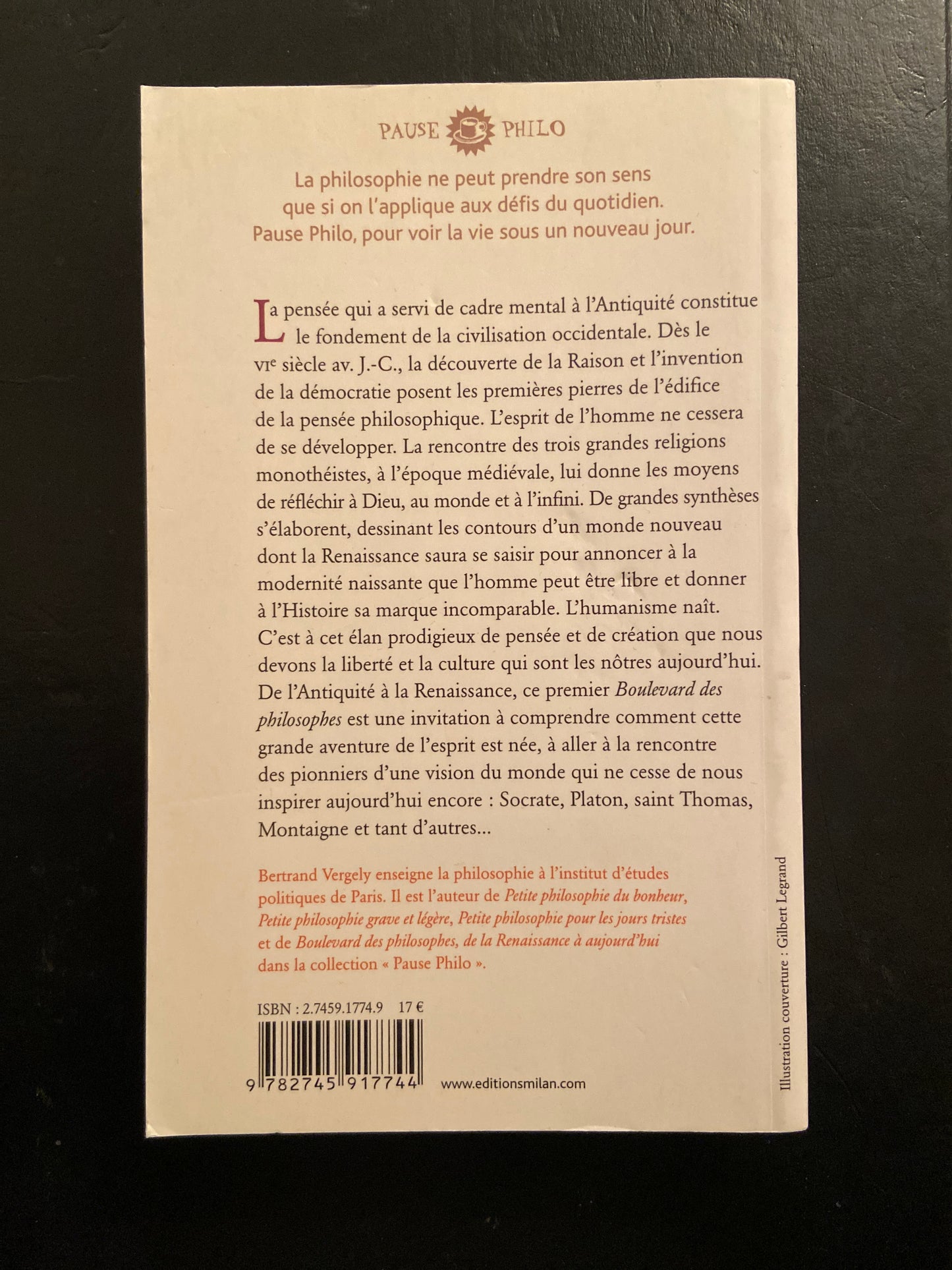 BOULEVARD DES PHILOSOPHES - DE L'ANTIQUITÉ À LA RENAISSANCE