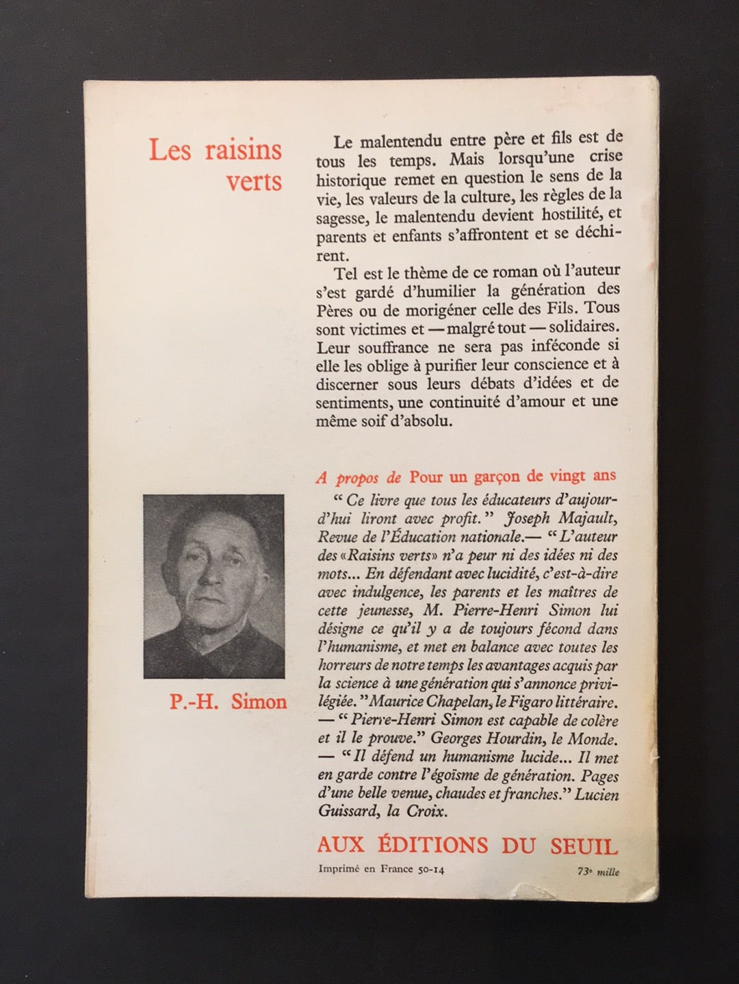 LES RAISINS VERTS