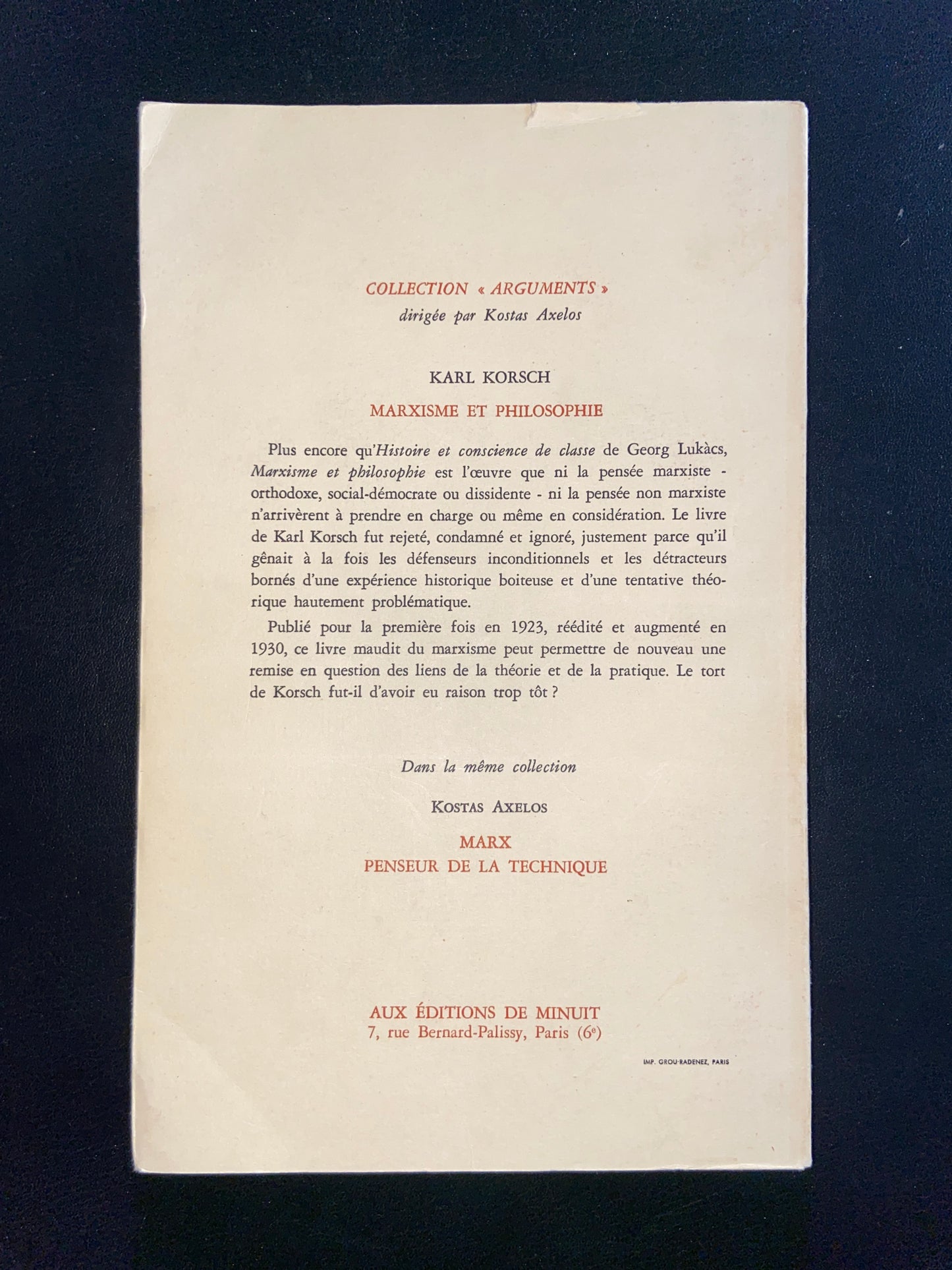 MARXISME ET PHILOSOPHIE