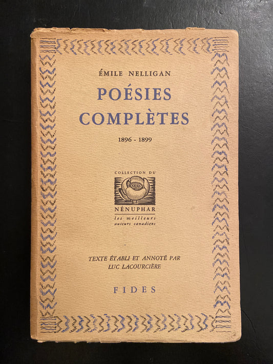 POÉSIES COMPLÈTES 1896-1899