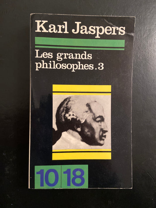 LES GRANDS PHILOSOPHES T.03
