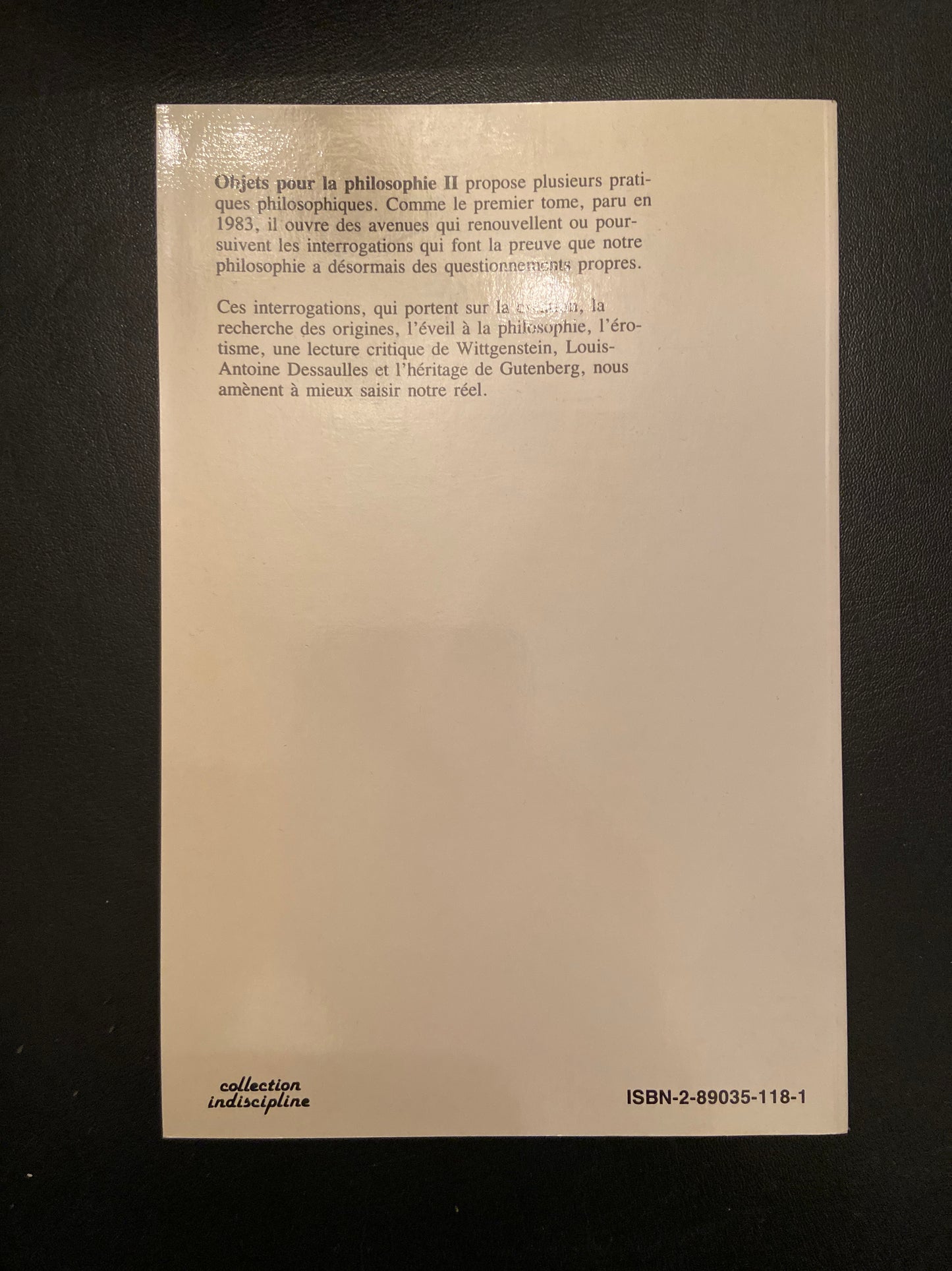 OBJETS POUR LA PHILOSOPHIE II - CRÉATION DÉSIR ENSEIGNEMENT...